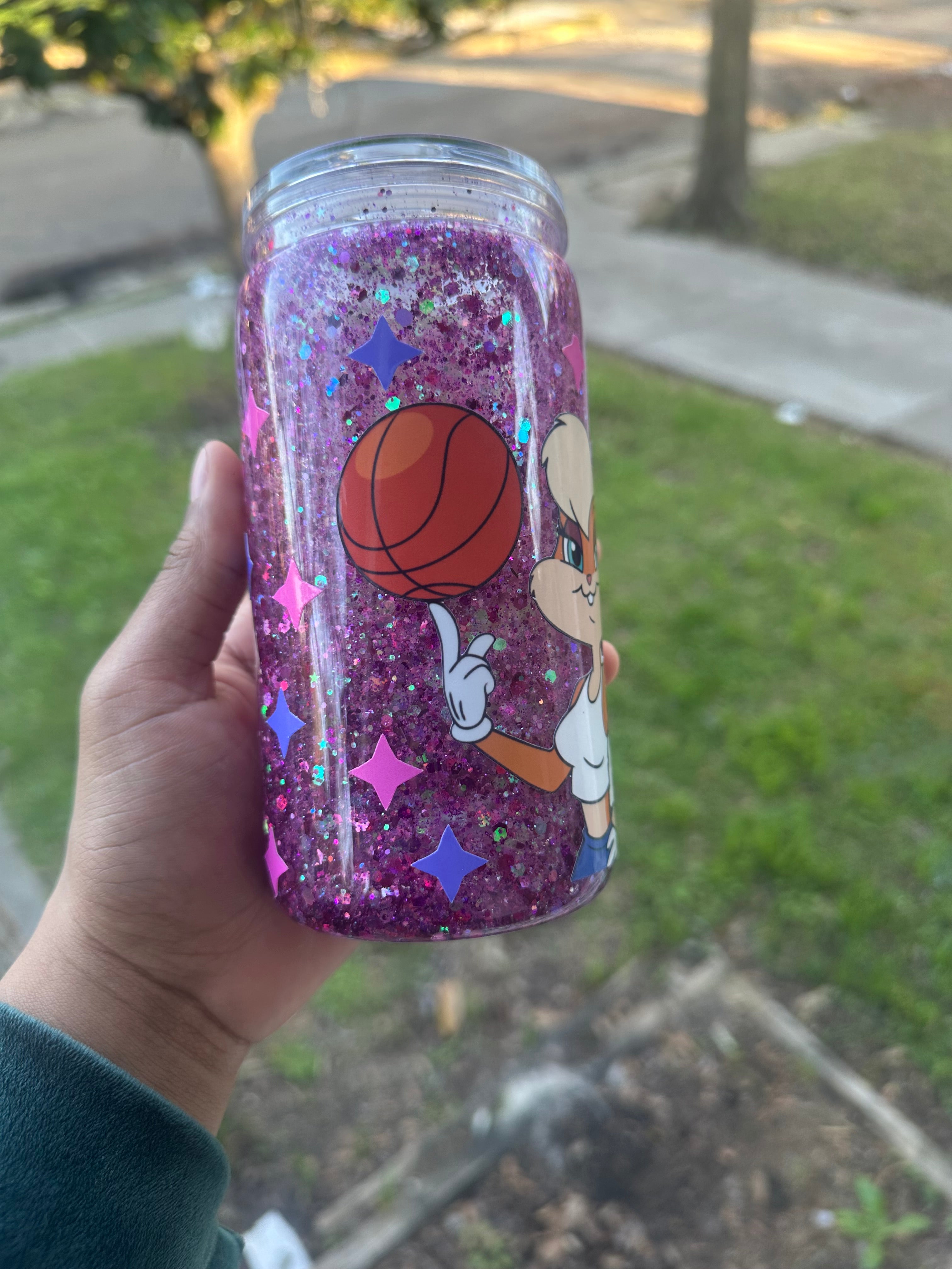 Personalized Snow Globe Tumbler