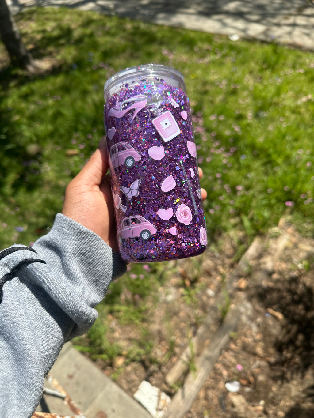 Personalized Snow Globe Tumbler