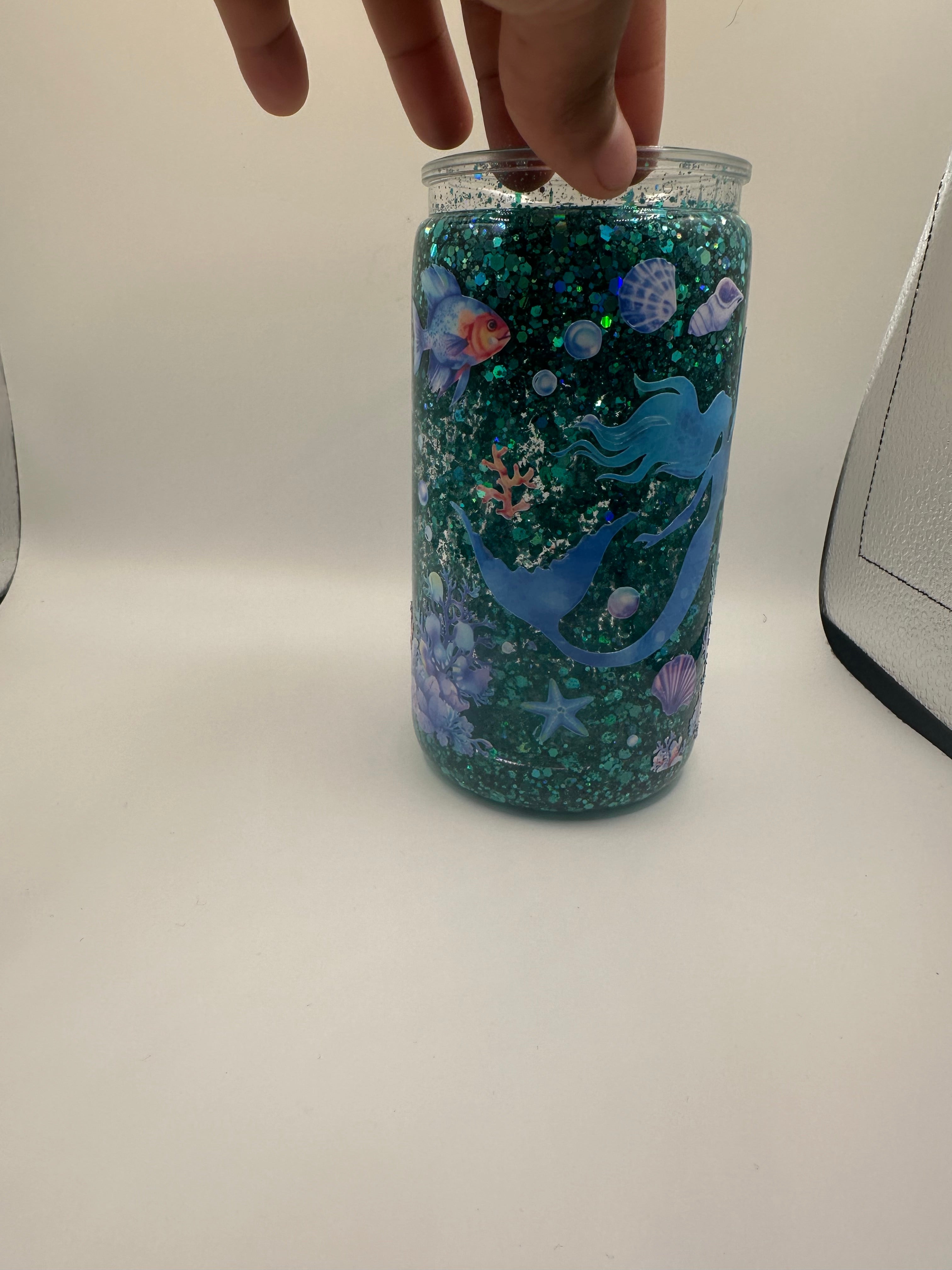 Personalized Snow Globe Tumbler