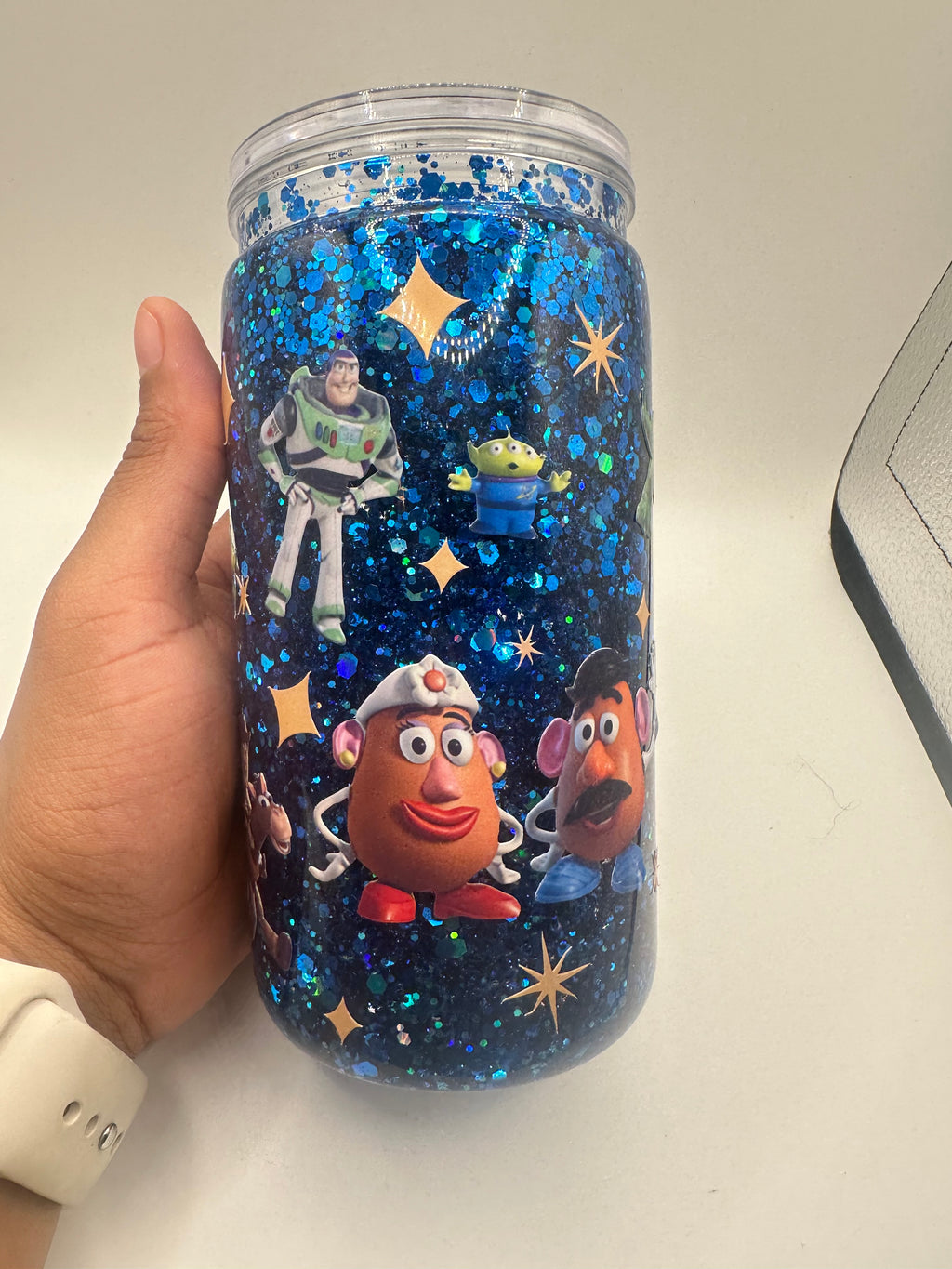 Personalized Snow Globe Tumbler