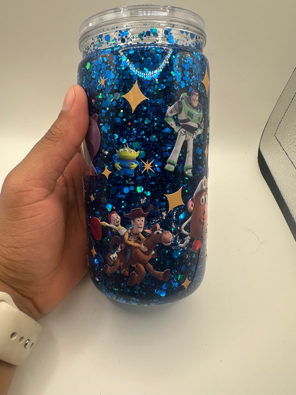 Personalized Snow Globe Tumbler