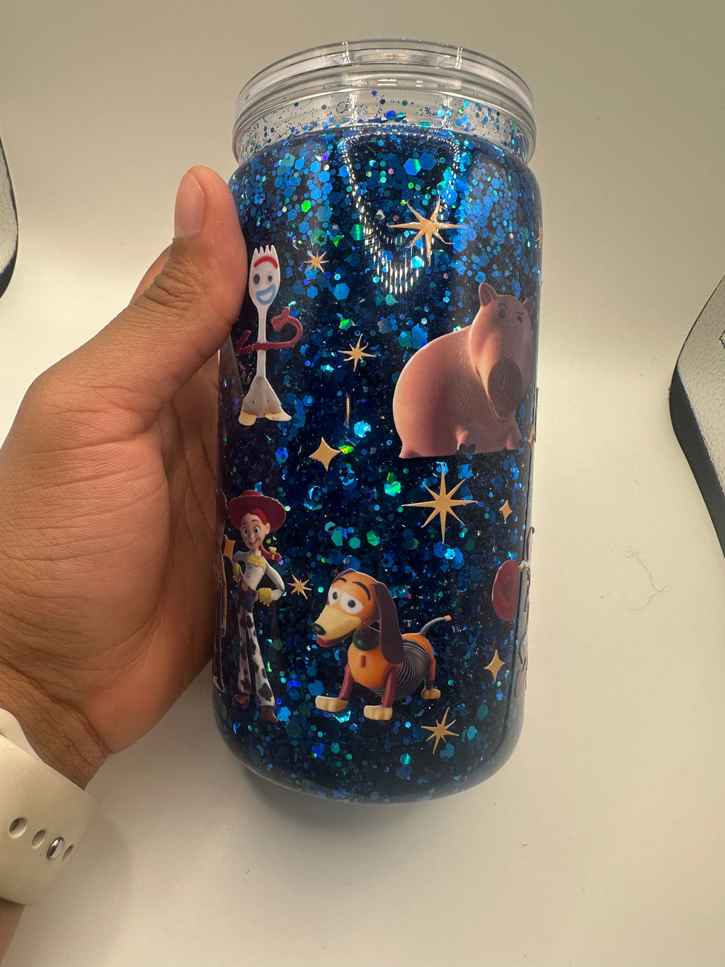 Personalized Snow Globe Tumbler